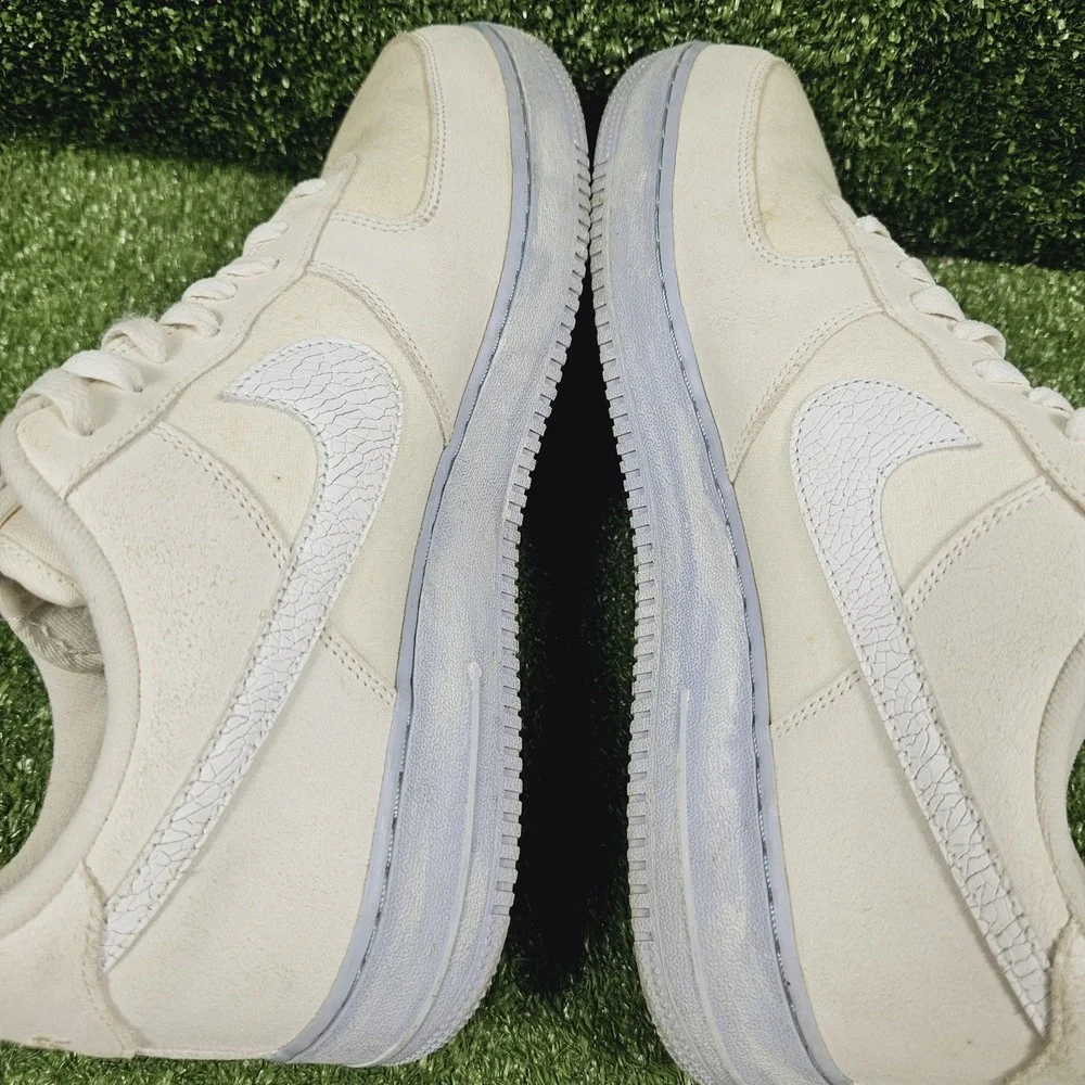 Nike Air Force 1 '07 LV8 EMB Summit White Blue Whisper DV0787-100 Mens 13